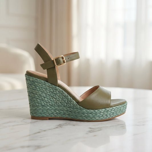 Jade Wedge-Sandale - Seitenansicht