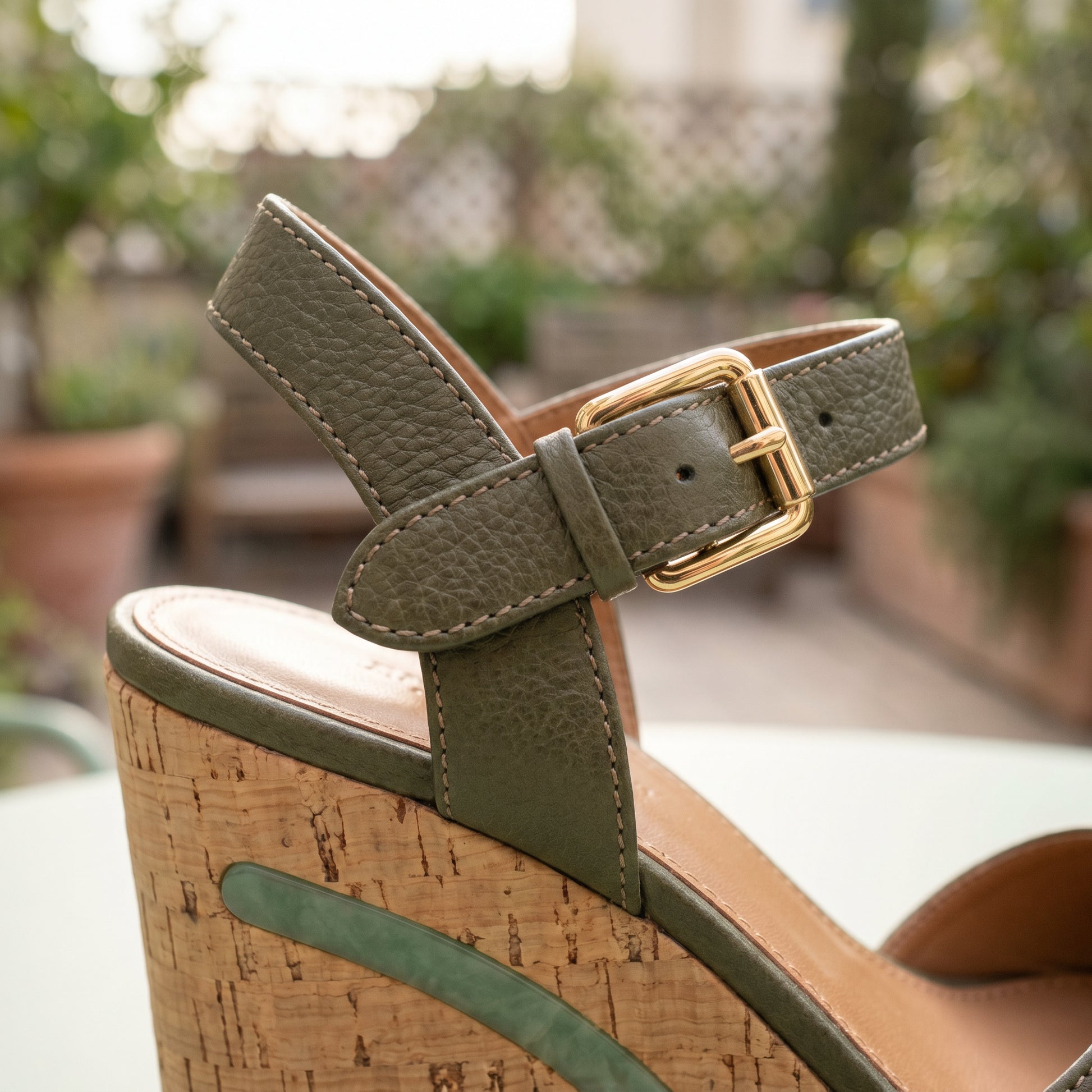 Jade Wedge-Sandale - Detail